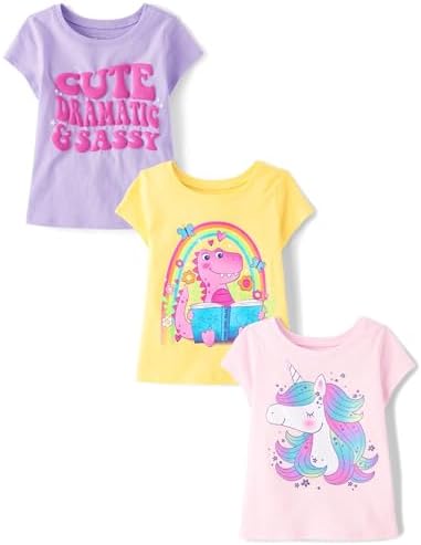 The Children's Place Baby Girls' and Toddler Unicorns,Butterflies...