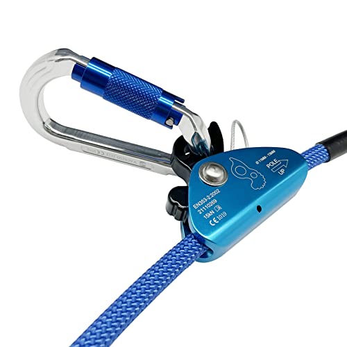 Kit Flipline, kit de escalada de núcleo de fio de aço, arnês de escalada, cordão de árvore ajustável