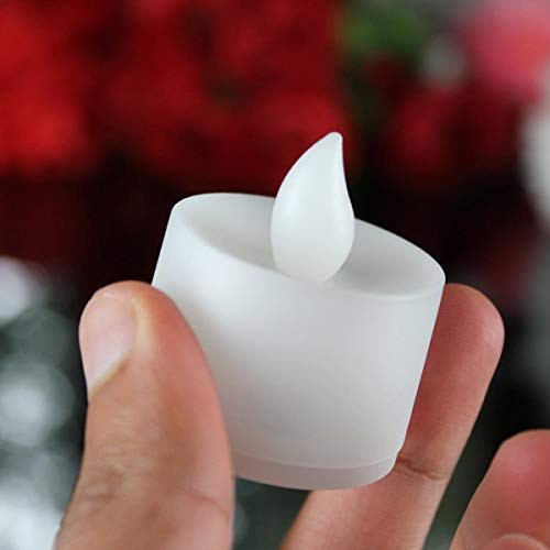 KLIP 2 DEAL Smokeless Realistic LED Tea Light Candle (Pack of 6) Easy to Use Flameless Candles for Home Decoration, Birthday, Parties, Holidays, Dinner, Wedding, Office, Shop, Bar and Restaurant