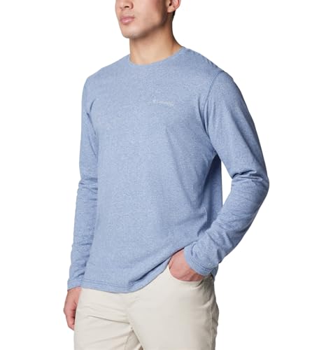 T-shirt de randonnée Columbia manches longues bleu XXL pour homme