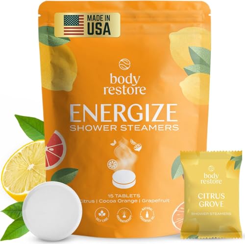 Body Restore Shower Steamers Aromatherapy 15 Pack – Valentines Day Gifts for Her and...
