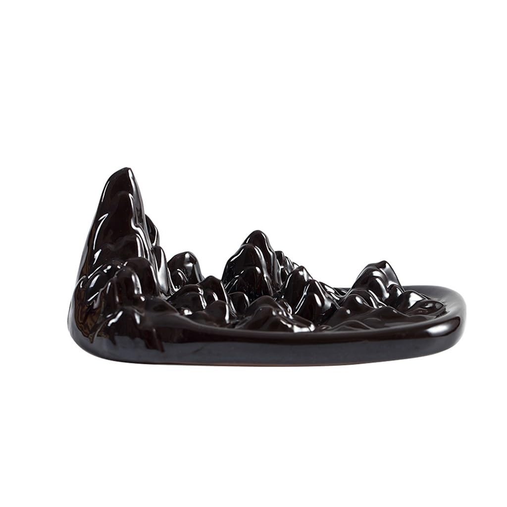 Incense Holder Base Incense Burner Ceramic Backflow Censer Aromatherapy Holder for Home Ornament