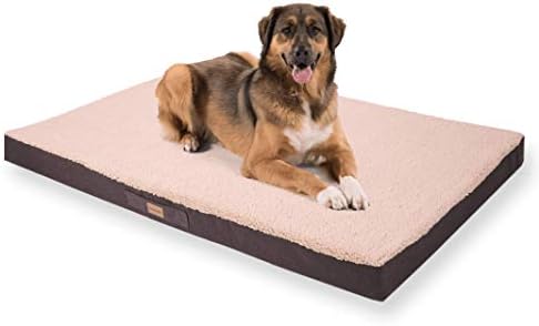 Balu Hundebett in Dunkelbraun, waschbar, orthopädisch und rutschf...