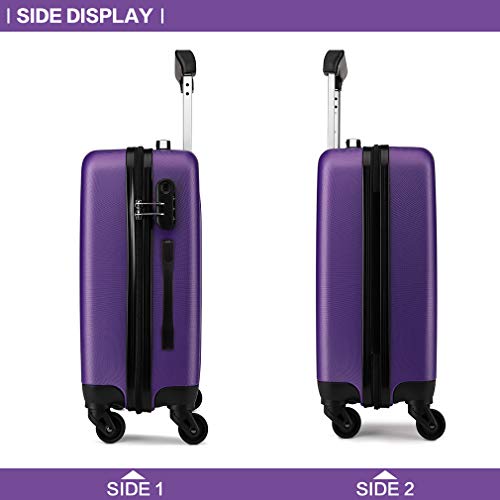 Kono 19 Inch Harde Shell Hand Bagage Koffers met 4 Spinner Wielen Lichtgewicht Cabine Carry-on Kleine - Image 8