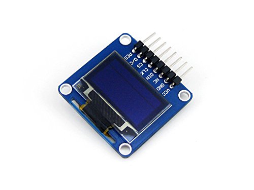 Waveshare 0.96inch OLED (A) Module 128x64 Pixel I2C IIC SPI Curved/Horizontal Pinheader with Chip Driver