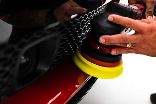 Image of Buff and Shine - EdgeGuard Foam Buffing Pads - Maroon - 5 inch Medium Cut Pad - Pack of 2