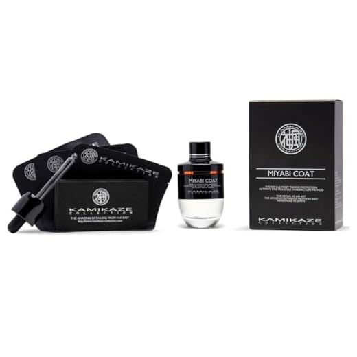 Kamikaze Collection Miyabi Coat 2.0 Ceramic Coating 30ml, Easy to Use Ceramic Coating for Cars, Extremely Durable, Ultra Deep Gloss, Scratch Resistant, Advanced Formula Bonds to Paint