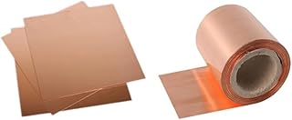 Research Experiment Oxygen Free Copper Sheet, Oxygen Free Copper foil, high-Purity Copper Sheet, Purple Copper Sheet, Purple Copper foil, high-Purity Copper foil (1, 0.2Ã—100Ã—1000mm)