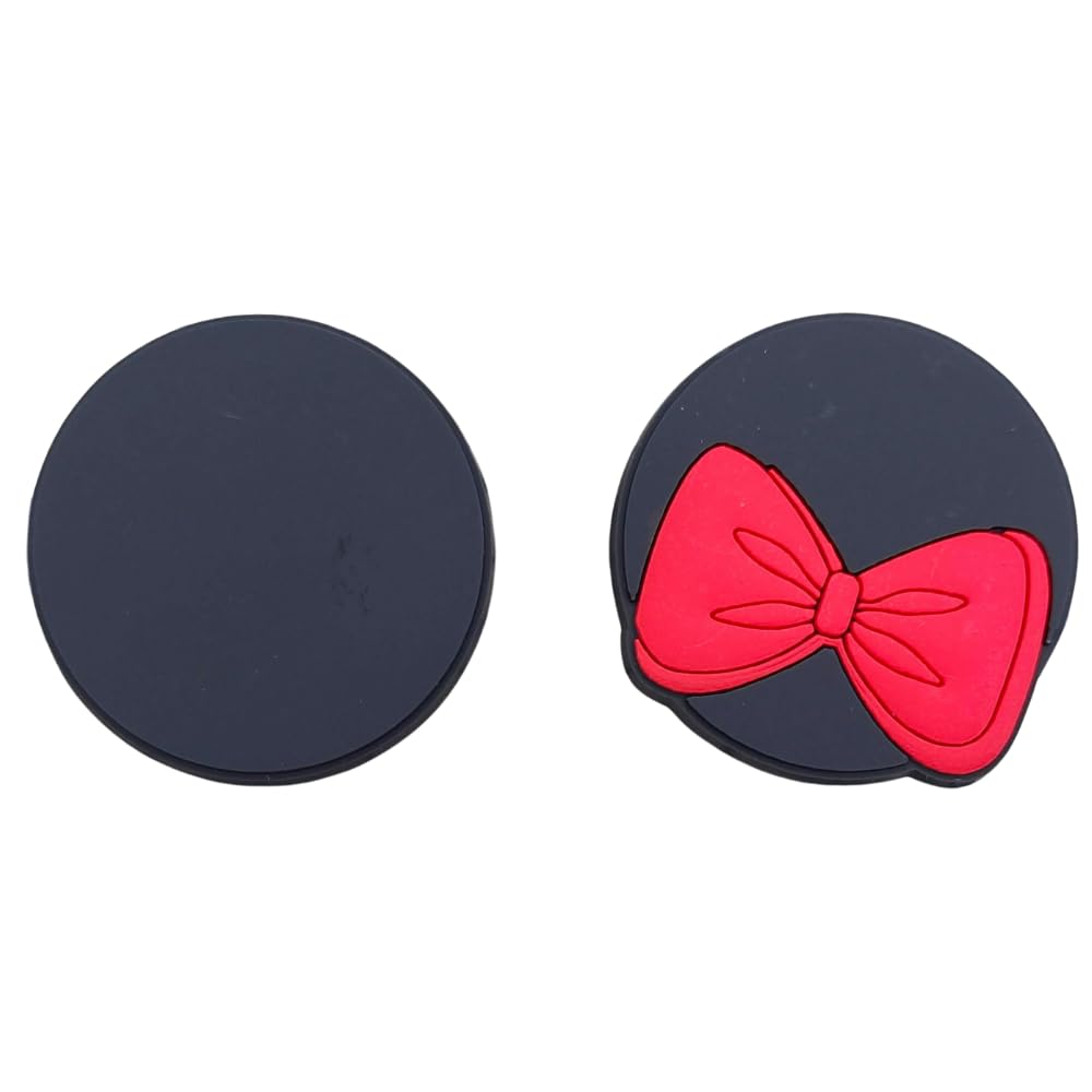 Stroller Identifier Stroller Finder Clip- The Stroller Scout- Black Ears Accessory (Black with Red Bow)