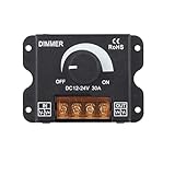 YZATCDZG Lámpara de Armario Ultrafina, Fuente de alimentación dedicada, Transformador de 12 V y 24 V, regulador de Intensidad, Interruptor de inducción, luz de línea con LED(Light Modulator)