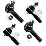 SCITOO 4pcs Front Suspension Kit Fit 1998-2004 For Nissan Frontier 2000-2004 Xterra w/Parts Outer Inner Tie Rod End