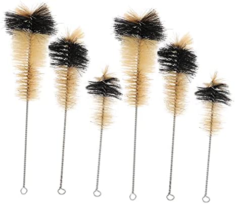 MARMERDO 6pcs Lab Bottle Cleaning Brush Straw Brush Cleaner Cleaner Brush Sinks Brush Test Tube Brush Mug Cleaning Brush Chemicals Cleaning Brush Flask Brush Labs Cleaning Brush