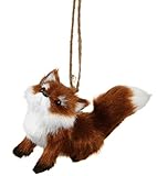 Midwest 3.5" Forest Friends Sitting Red Fox Wildlife Christmas Ornament
