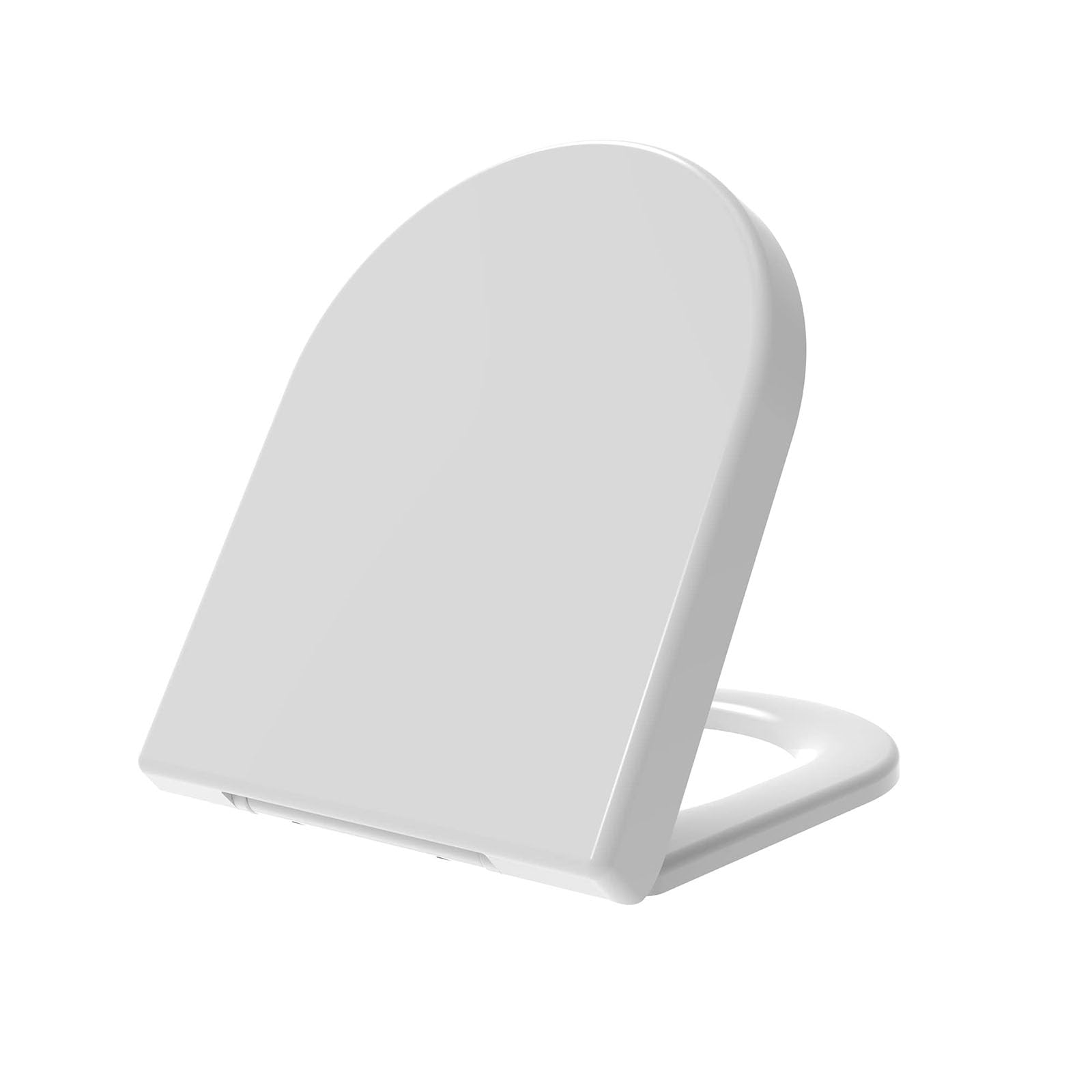 White Fit, Adjustment White Toilet Seat, Adjustable, Lightweight, Durable, Portable, User-Friendly, Compact, Quick, Release, Shaped, Hinge