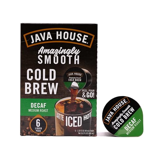 JAVA HOUSE Decaf Cold Brew Capsules 6-Pack