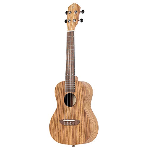 ORTEGA Ukulélé Concert Gaucher Série Timber – Zebrawood Naturel + Housse luxe (RFU11Z-L) - Les Beatles, Paul McCartney, John Lennon, RIngo Starr, George Harrison ORTEGA Ukulélé Concert Gaucher Série Timber - Zebrawood Naturel + Housse luxe (RFU11Z-L) – Image 3