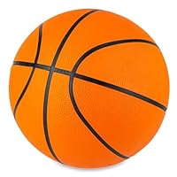Toyrific Team Basketball Orange Basketball Size 7, Rubber Basketball for Kids and Youth