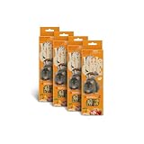 Little One Fruit & Nuts Sticks | 4er Pack | 4 x 120 g | Ergänzungsfutter für Hamster, Ratten, Mäuse und Rennmäuse | Mit Früchten und Nüssen | Vielseitig befestigbar