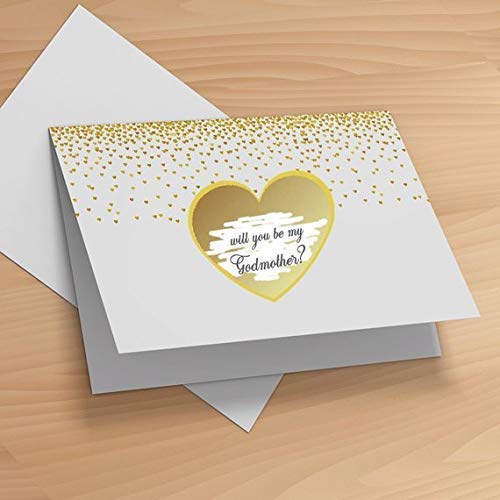 Amazon Com Will You Be My Godmother Card Godfather Card Handmade