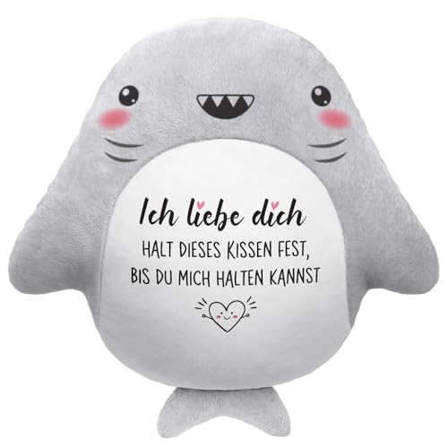 Juratar ch Liebe Dich Geschenke für Frauen Männer - Hai Kissen Partner Geschenke, Liebes, Hochzeitstag, Valentinstag, Jahrestag Geschenk für Sie, Paar Geschenk