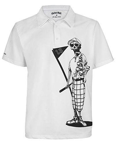 TattooGolf Men's Mr. Bones Performance Polo