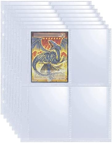 630 Pochettes pour Cartes Pokemon,35 Pages Pochettes Collection Double