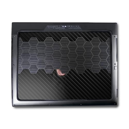 Image of MightySkins Carbon Fiber Skin Compatible with Alienware M18 R1 (2023) Full Wrap Kit - Black Lab | Protective, Durable Textured Carbon Fiber Finish | Easy to Apply & Change Styles | Made in The USA