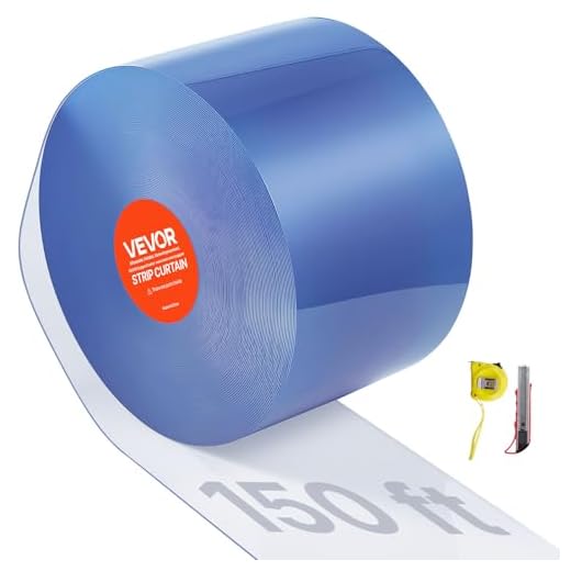 VEVOR Clear PVC Strip Door Curtain