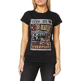 The Beatles Womens Live in EnglandT – Shirt - Les Beatles, Paul McCartney, John Lennon, RIngo Starr, George Harrison
