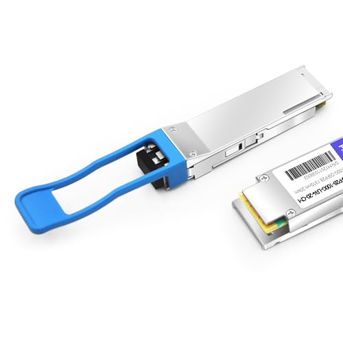 Image of 100G QSFP28 LR4 Optical Transceiver Module Compatible with Dell QSFP28-100G-LR4-20,100GBASE-LR4 QSFP28 1310nm LWDM4 20km LC SMF DOM