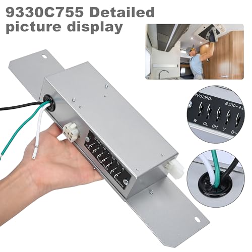 9330C755 Control Box Assembly - Heat Ready Air Conditioner Cool Control Replacement Parts Kit for Coleman Mach 15 RV Air Conditioners A/C Heat Ready Assembly Controller