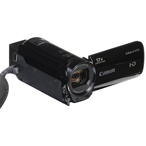 Canon VIXIA HF R700 Full HD Camcorder with 57x Advanced Zoom, 1080P Video, 3in Touchscreen and DIGIC DV 4 Image Processor - Black (Renewed) - Thumbnail 4