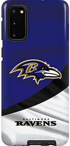 Skinit Pro Phone Case Compatible with Galaxy S20 - Officially Licensed NFL Baltimore Ravens Design