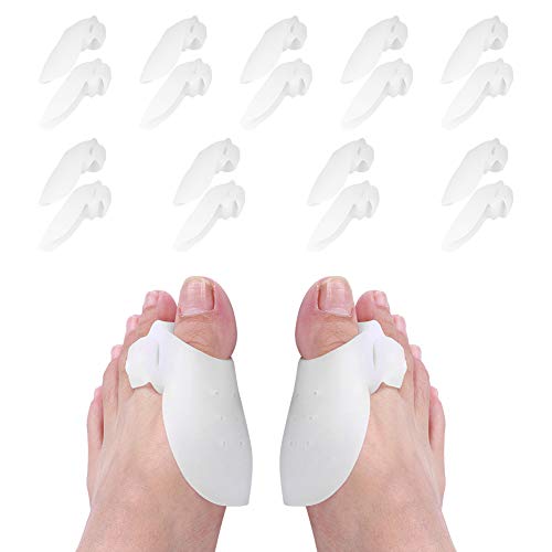 Alisador de bico, boa elasticidade, fácil lavagem, 10 pares de separadores de silicone flexível para