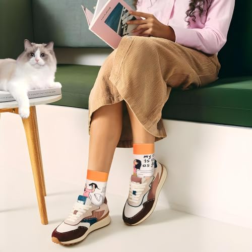 Image of Funny Socks for Women and Teenage Girls, Cute Crazy Unique Novelty Gifts | Gifts for Valentines Birthdays Easter Mothers Day Christmas Stocking Stuffers