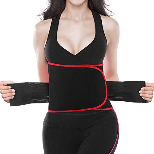 Tesyfk Waist Trimmer Belt, Weight Loss Wrap Slimming Body Shaper Belt, Stomach Fat
