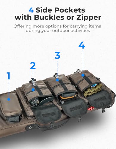Soft Gear Case à prova d'água 36 polegadas de comprimento Bolsas para ferramentas de caça tática e