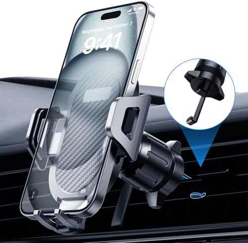 Mini Car Phone Holder - Lightweight Vent Mount For All Smartphones