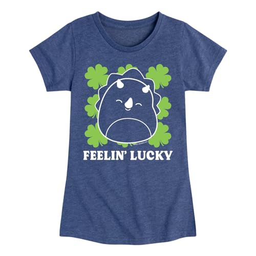 HYBRID APPAREL Squishmallows - Lucky - Youth Girls Short Sleeve T-Shirt