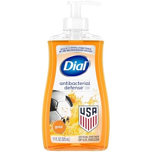 Dial Antibacterial Liquid Hand Soap, Gold, 11 Fl Oz