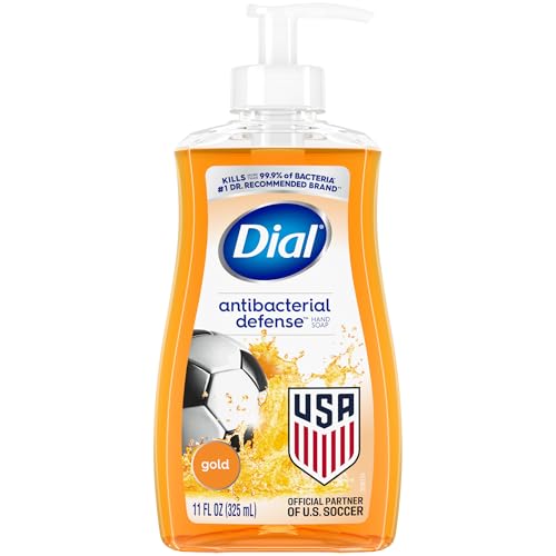 Dial Antibacterial Liquid Hand Soap, Gold, 11 Fl Oz