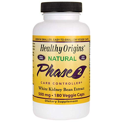 Natural Phase 2 White Kidney Bean Extract 500 Milligrams 180 Veg Capsules Natural Phase 2 White Kidney Bean Extract 500 Milligrams 180 Veg Capsules