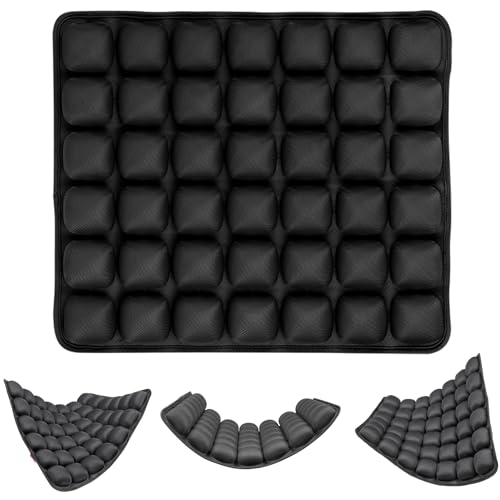 1Pcs Travel Seat Cushion - Inflatable Airplane Seat Cushion for Travel.Suitable for Long Distance Sedentary People to Use,Easy to Carry, 3D Inflatable Airbag is Ergonomic and Suitable