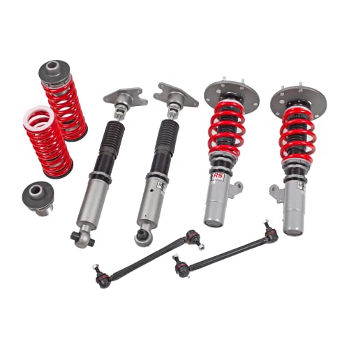 Godspeed MRS1484-B MonoRS Coilover Suspension Lowering Kit, 32 Damping Adjustment, Ride Height Adjustable, compatiable with BMW 3-Series xDrive (F30/F31/F34) 2016-19 (5-Studs)