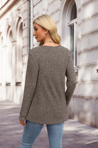 Image of XIEERDUO Sweater for Women Winter Clothing Long Sleeve Shirts Fall Fashion Must Haves Comfiest Airport Outfits Trendy