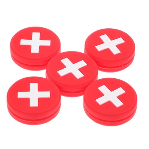 Parliky Unique Flag Tennis Racket Dampeners 5pcs Shock Absorbers for Enhanced Performance