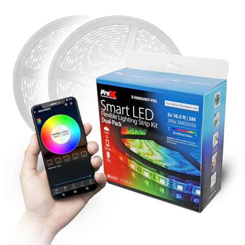 Kit de 2 Cintas LED Flexibles Smart ProX X-S600SAKIT-PKG 16.5' miniatura 1