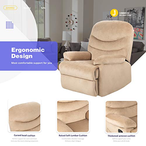 image for JUMMICO Recliner Chair Adjustable Home Massage Sofa Theater Seating Re