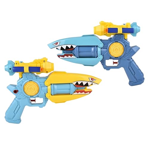 Shark Dart & Water Water Blasters, Forest & Twelfth Set of 2 Foam Dart Gun for Kids, Fun Water Blaster for Endless Summer Fun - Perfect for Beach and Pool Play