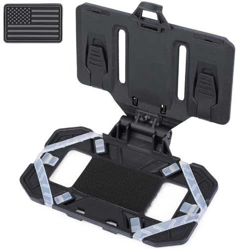 Pitozer Plate Carrier Phone Mount Tactical Phone Holder Molle Vest Accessories for Screen Size 4.7